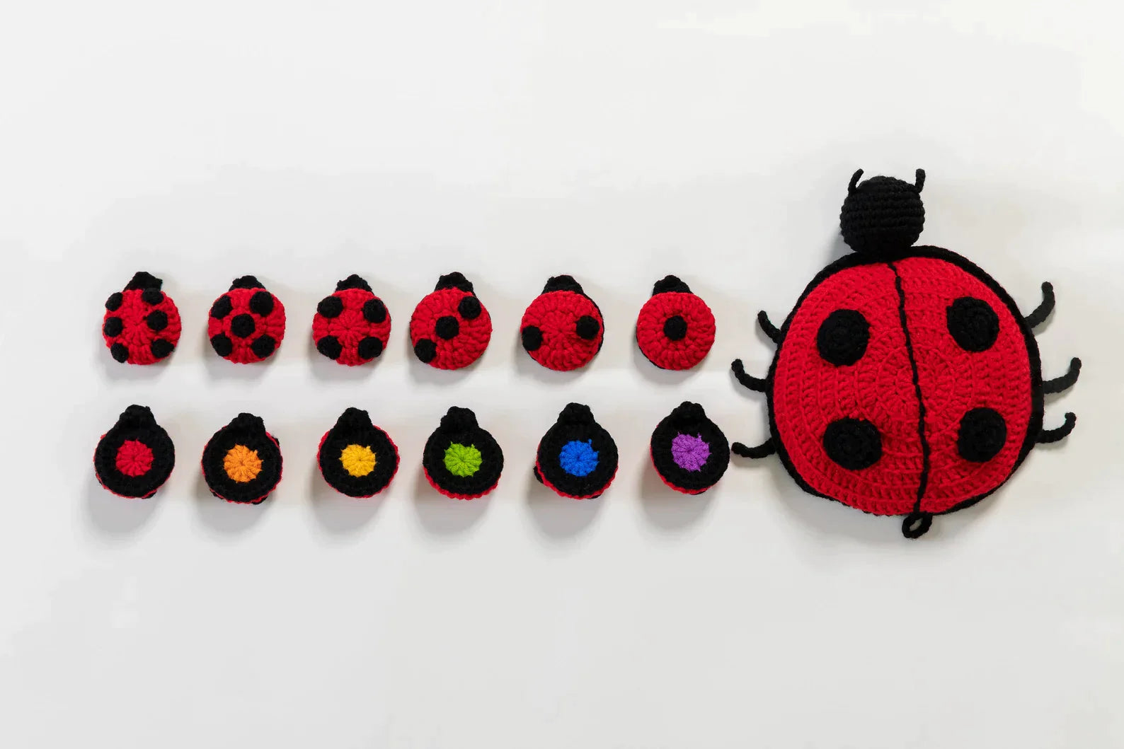Counting Ladybugs Game Crochet Pattern