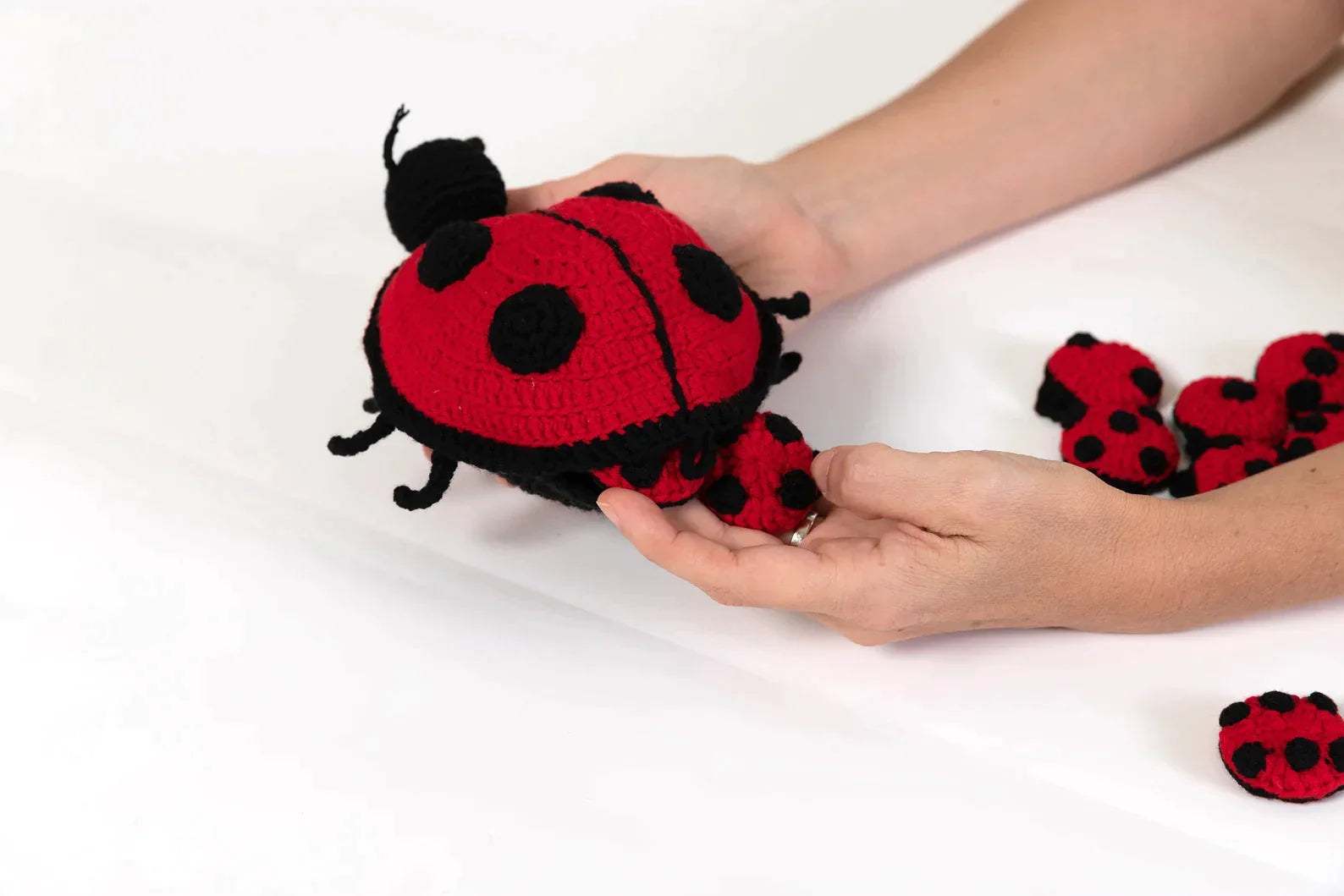 Counting Ladybugs Game Crochet Pattern