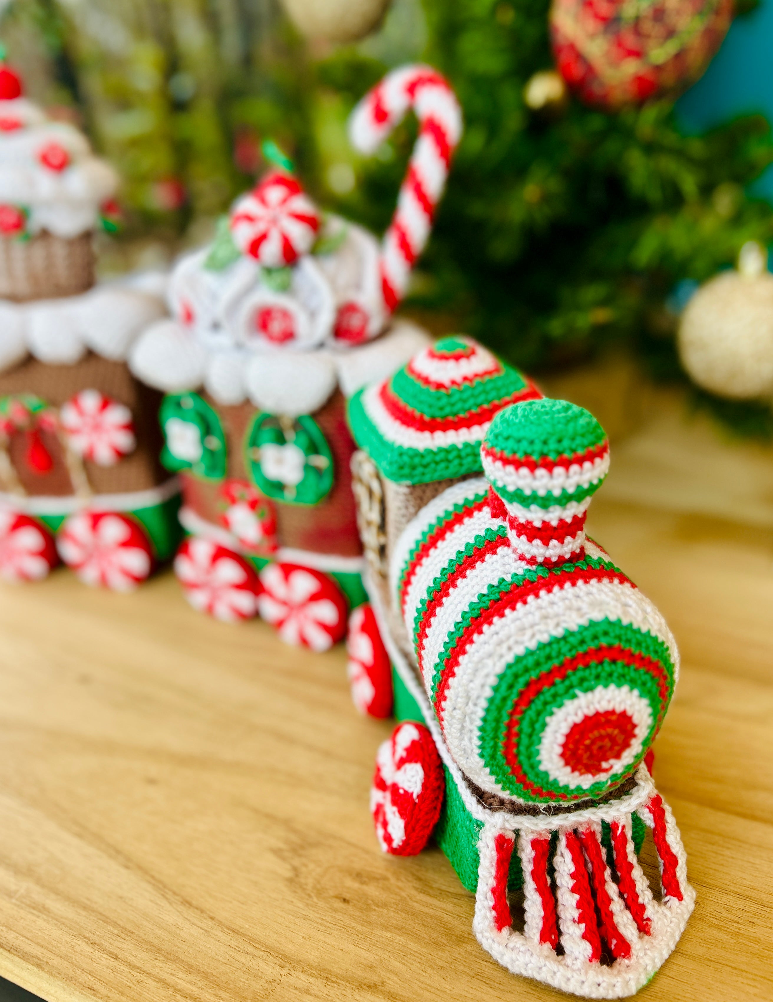 Sweet Christmas Train Crochet Pattern