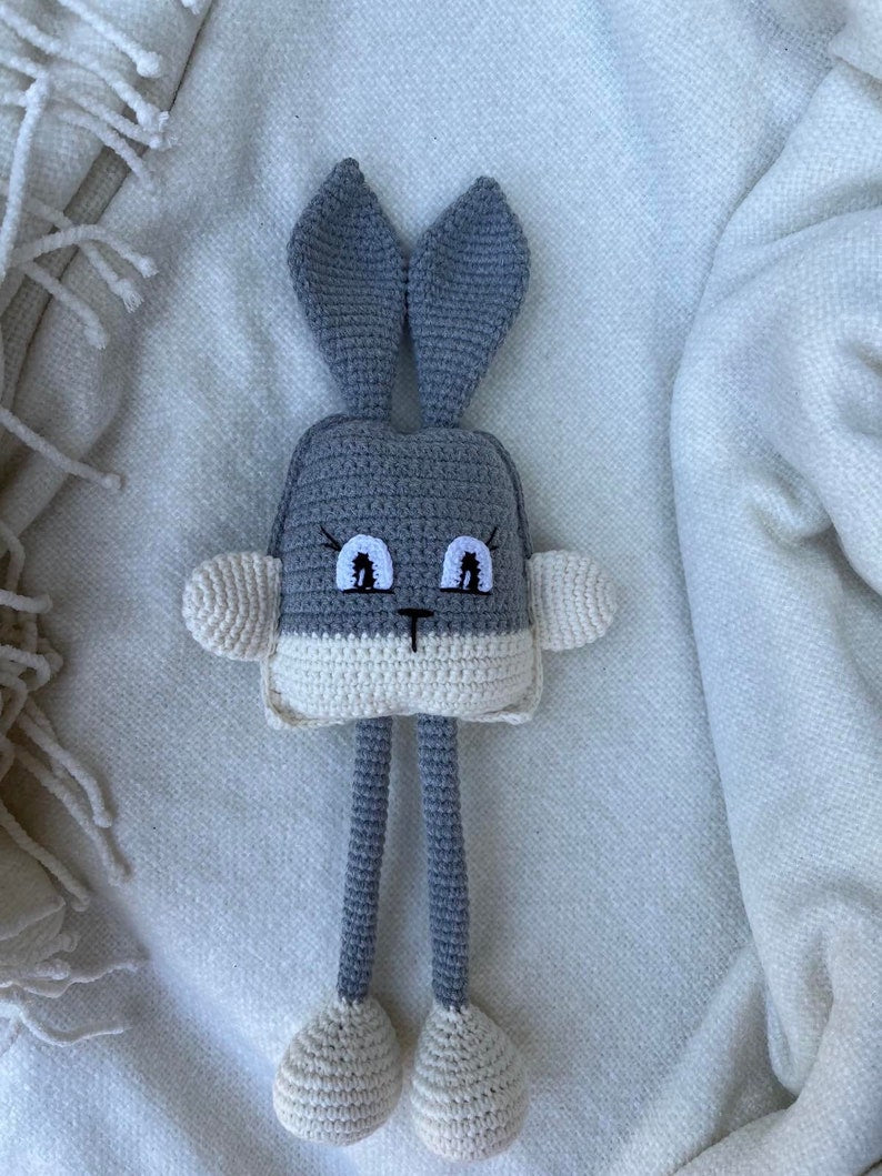 Stretchable Bunny toy Crochet Pattern - Easter gift