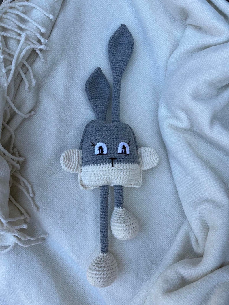 Stretchable Bunny toy Crochet Pattern - Easter gift