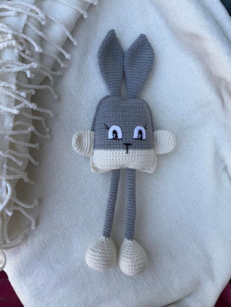 Stretchable Bunny toy Crochet Pattern - Easter gift