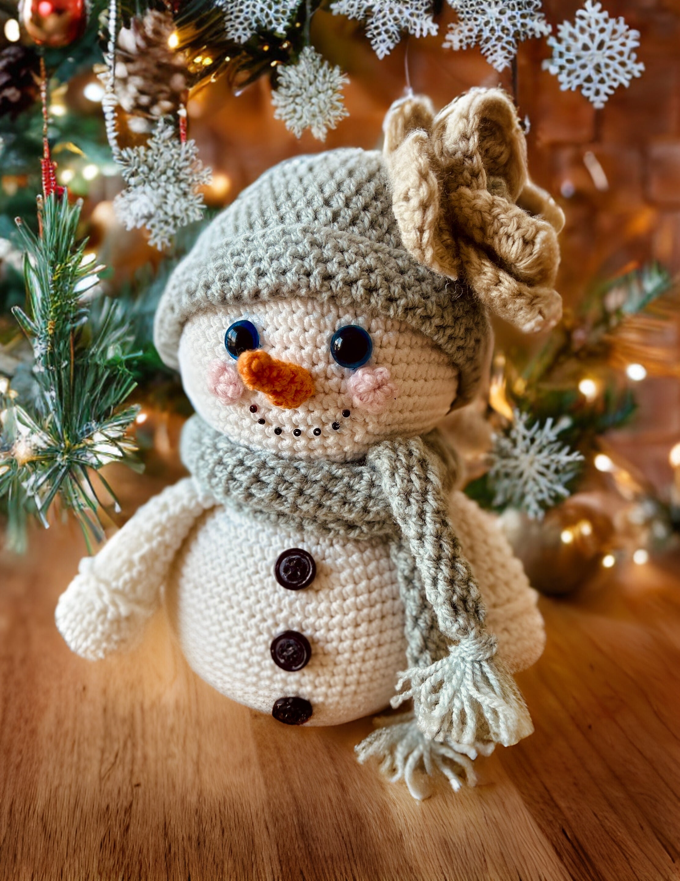 Adorable Christmas Snowman Crochet Pattern Crochify