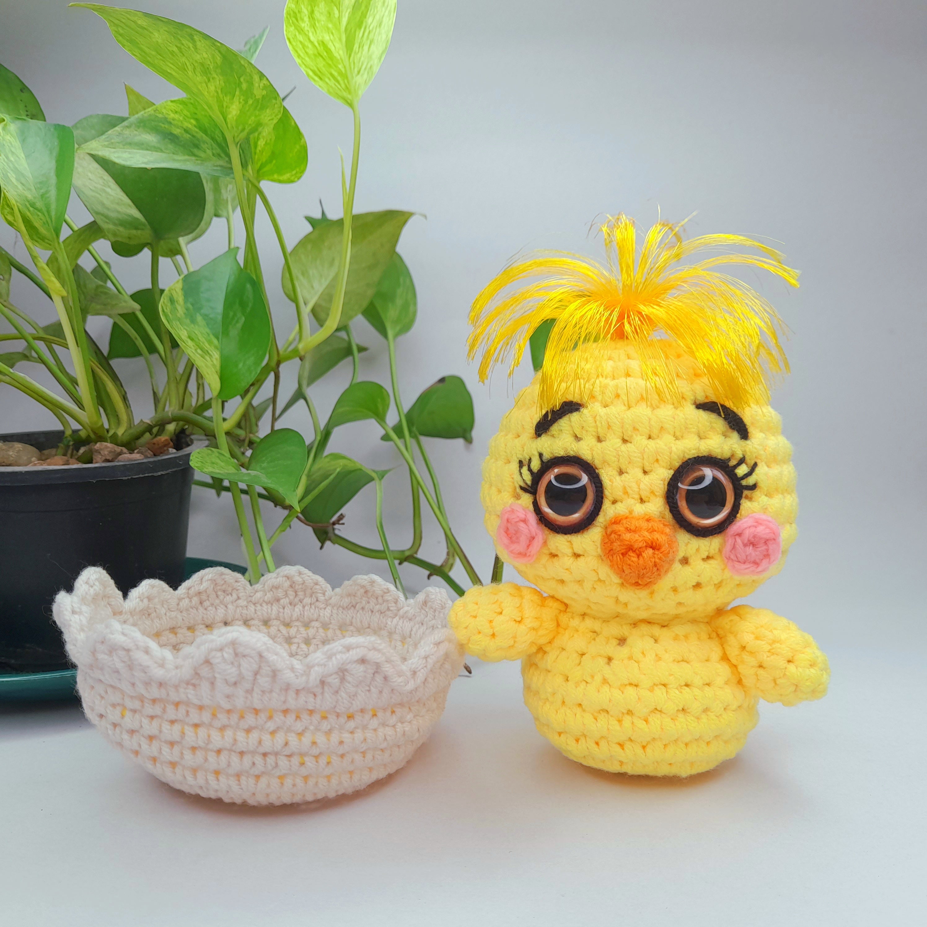 Hatching Chick Crochet Pattern - Easter Plush