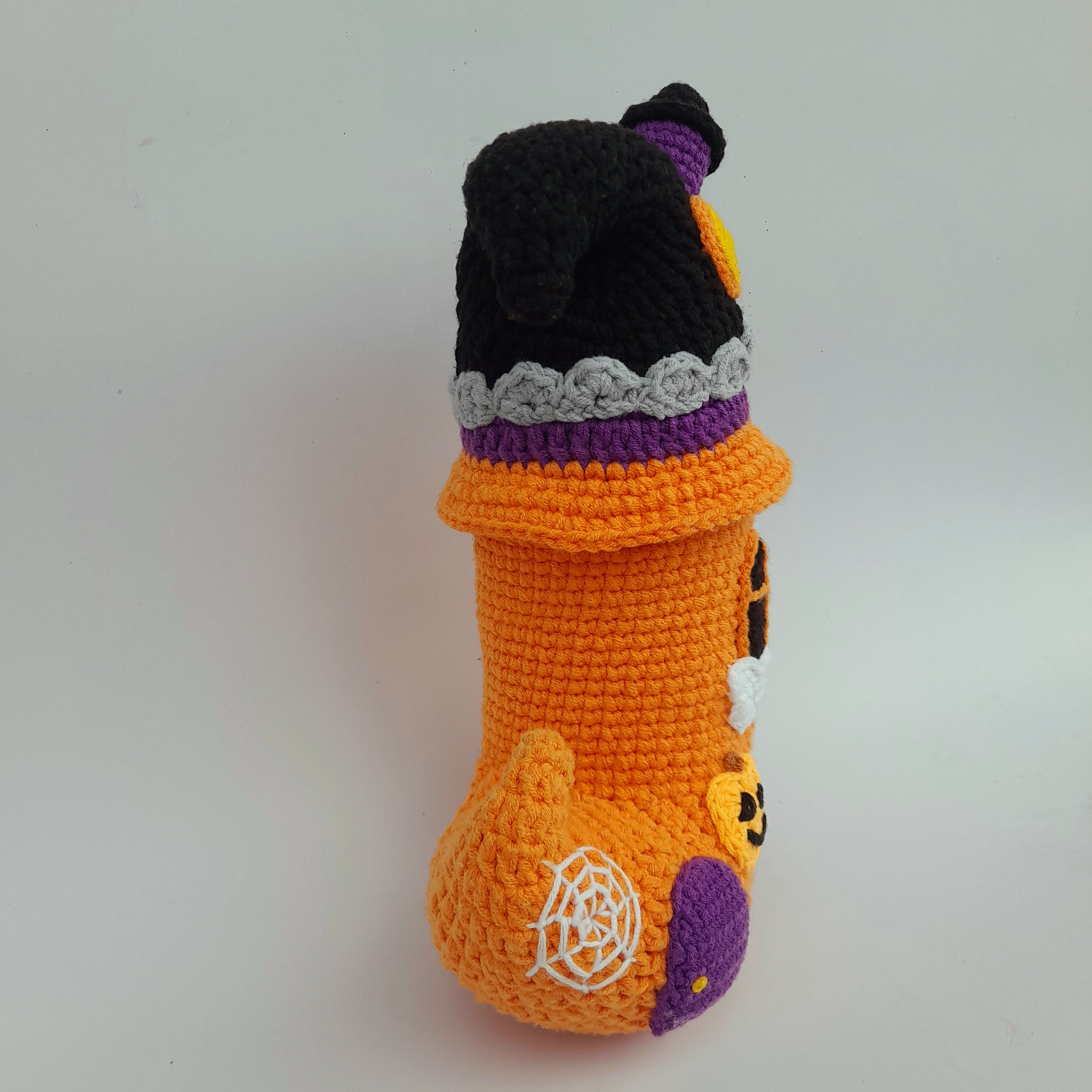 Halloween Witch Boot House Crochet Pattern