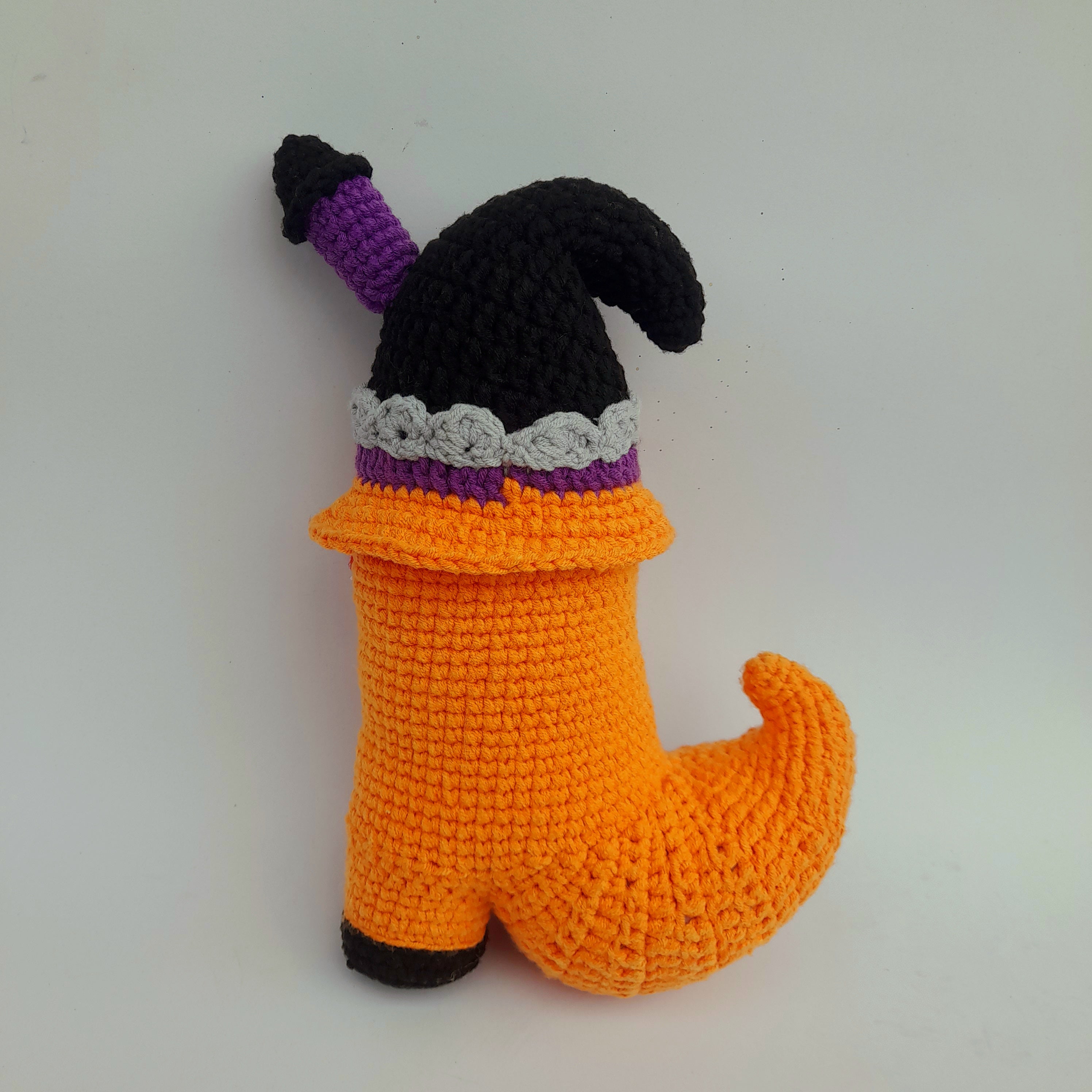 Halloween Witch Boot House Crochet Pattern