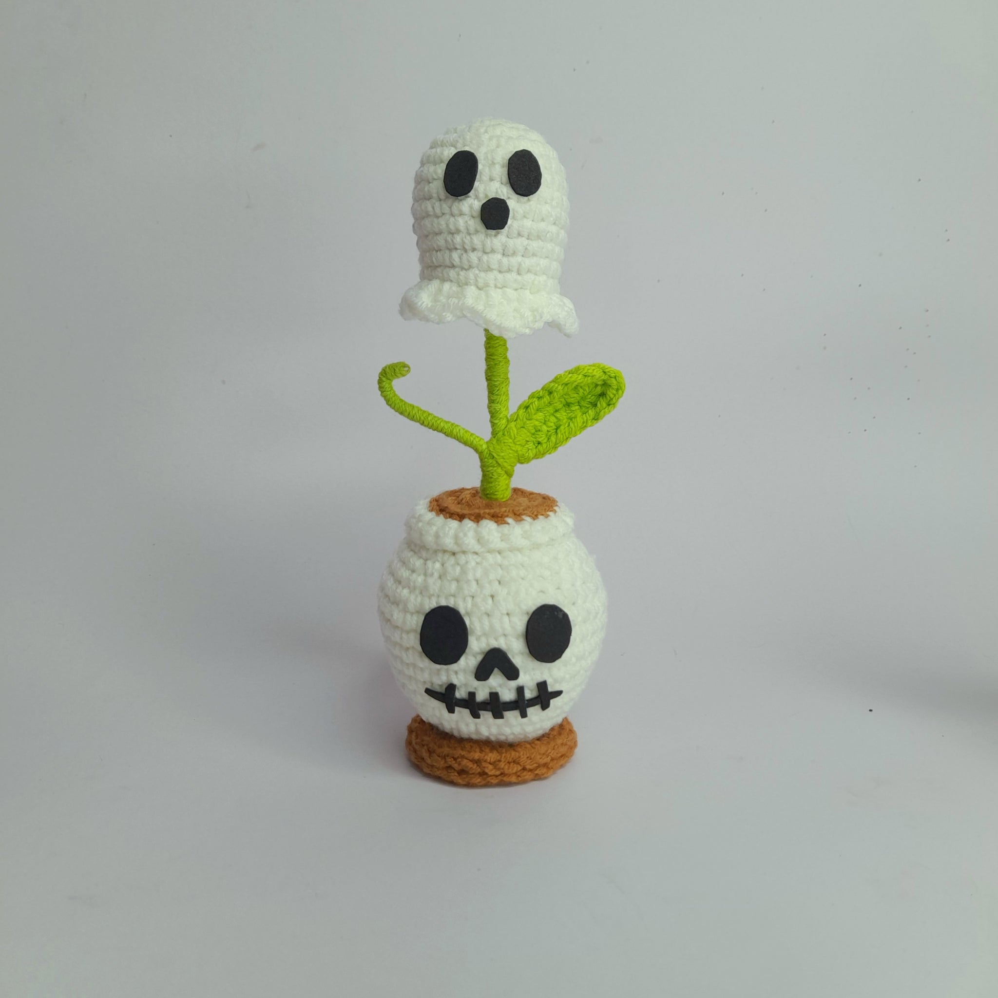 Halloween Skull Planter Set Crochet Pattern – Crochify