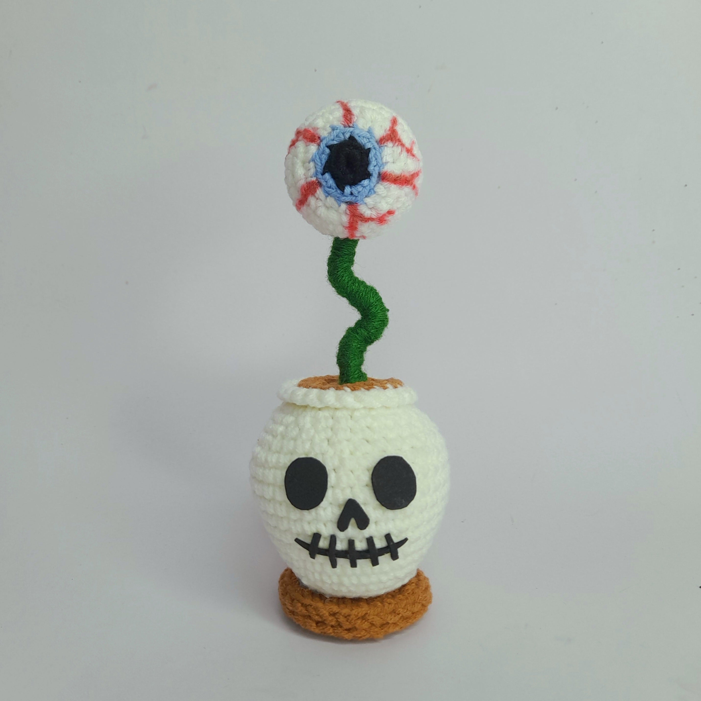 Halloween Skull Planter Set Crochet Pattern