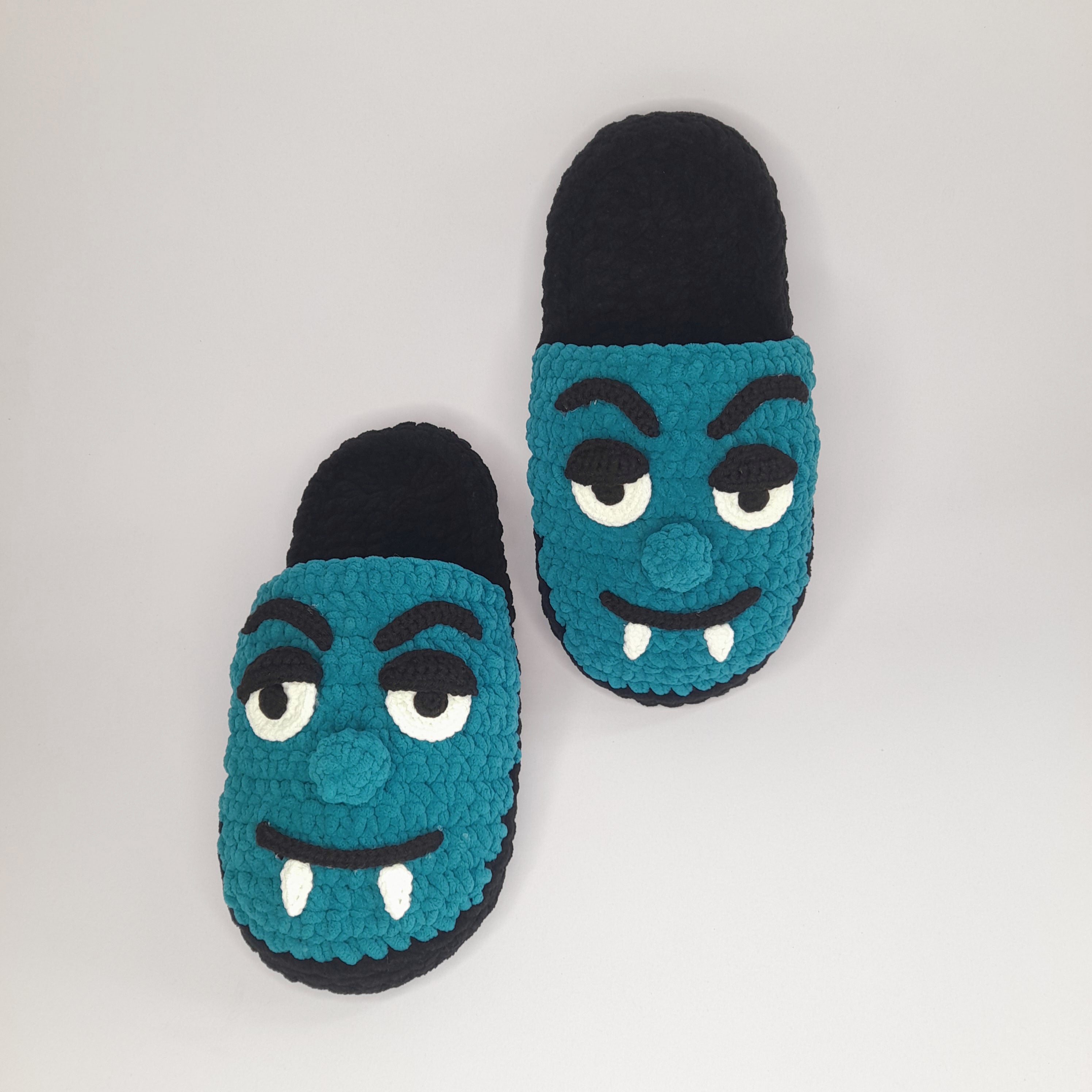 Set of 4 Halloween Slippers Crochet Patterns