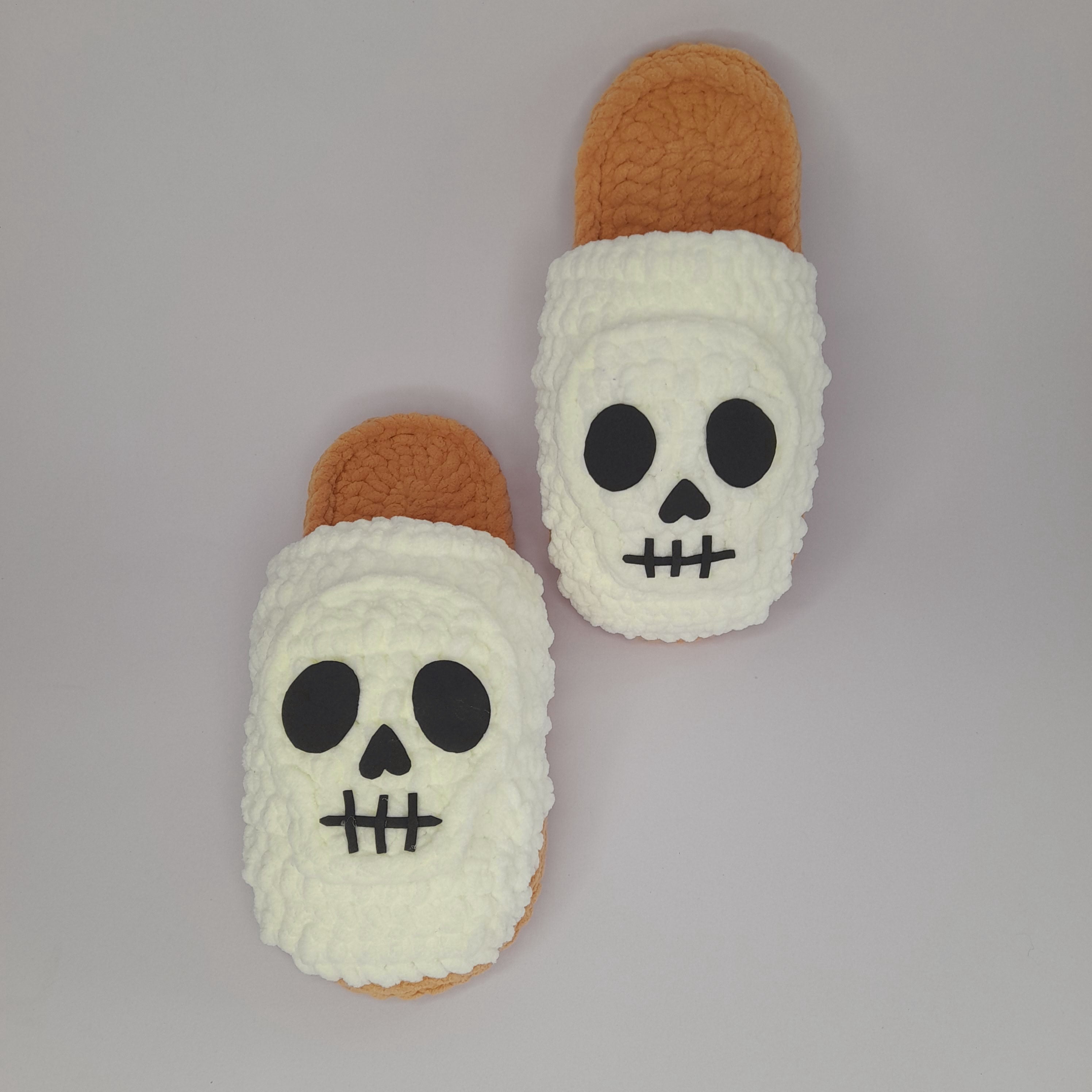 Set of 4 Halloween Slippers Crochet Patterns