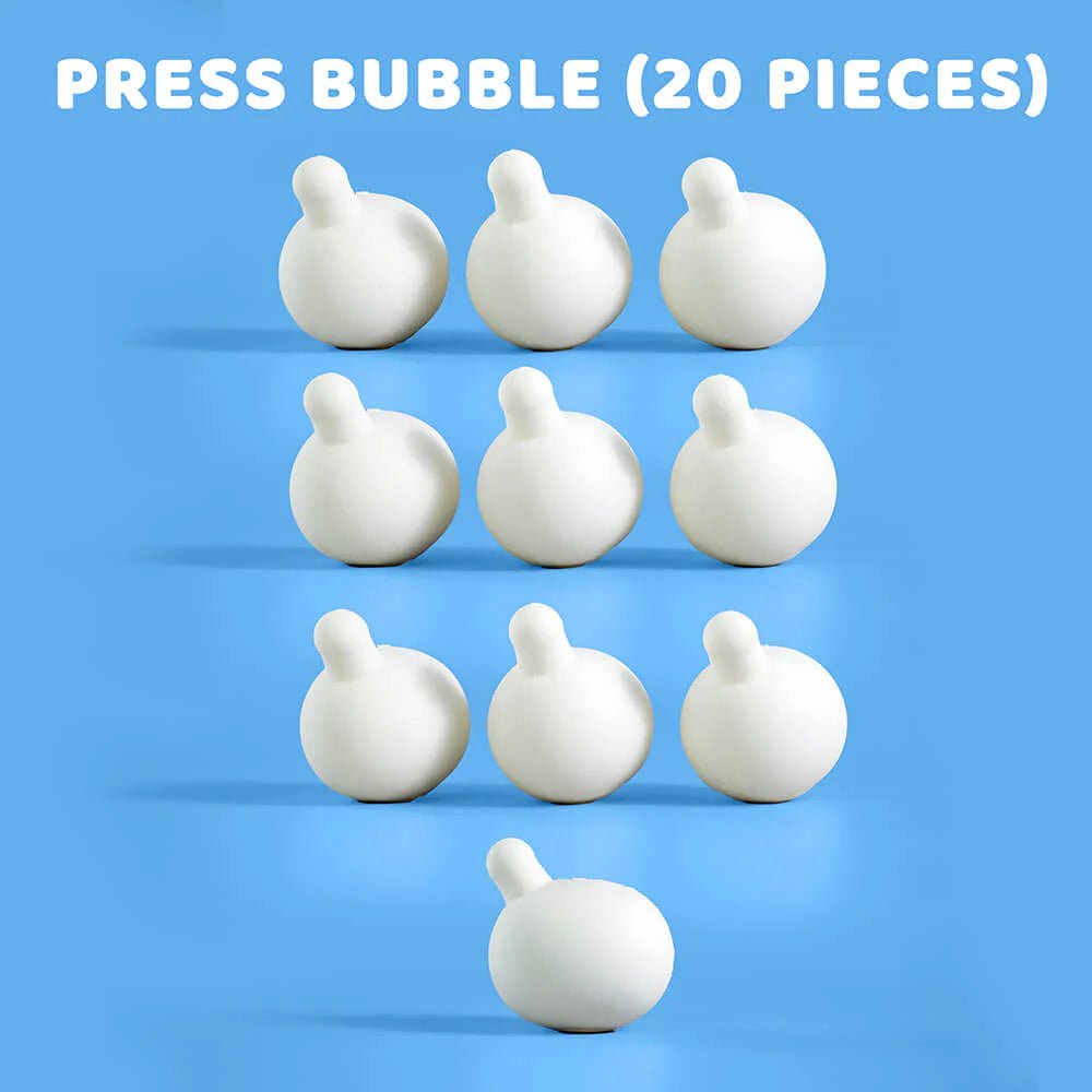 Press Bubble Squishy Rubber Crochet Accessories (10-20 Pieces)