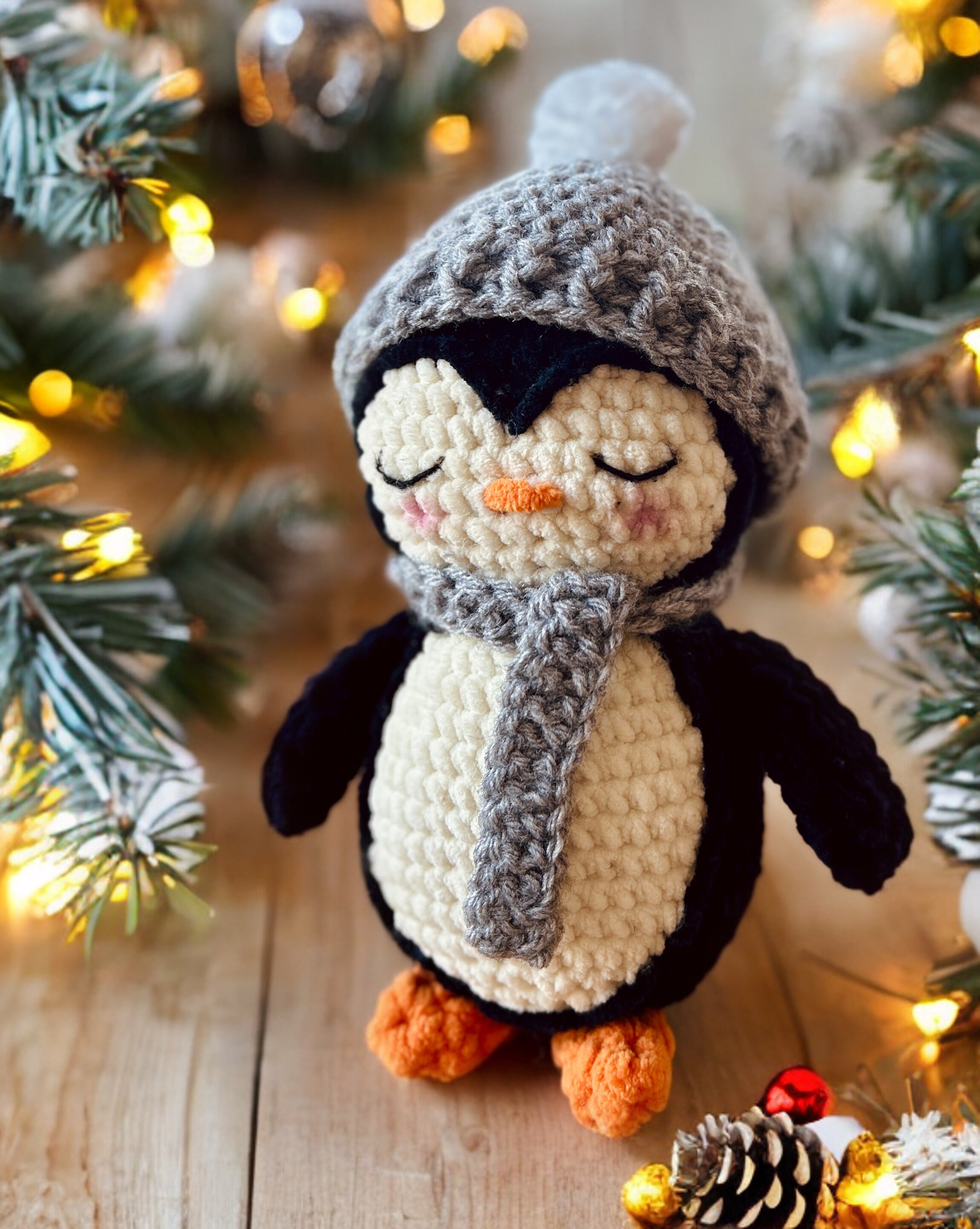 Cozy Christmas Penguin Crochet Pattern
