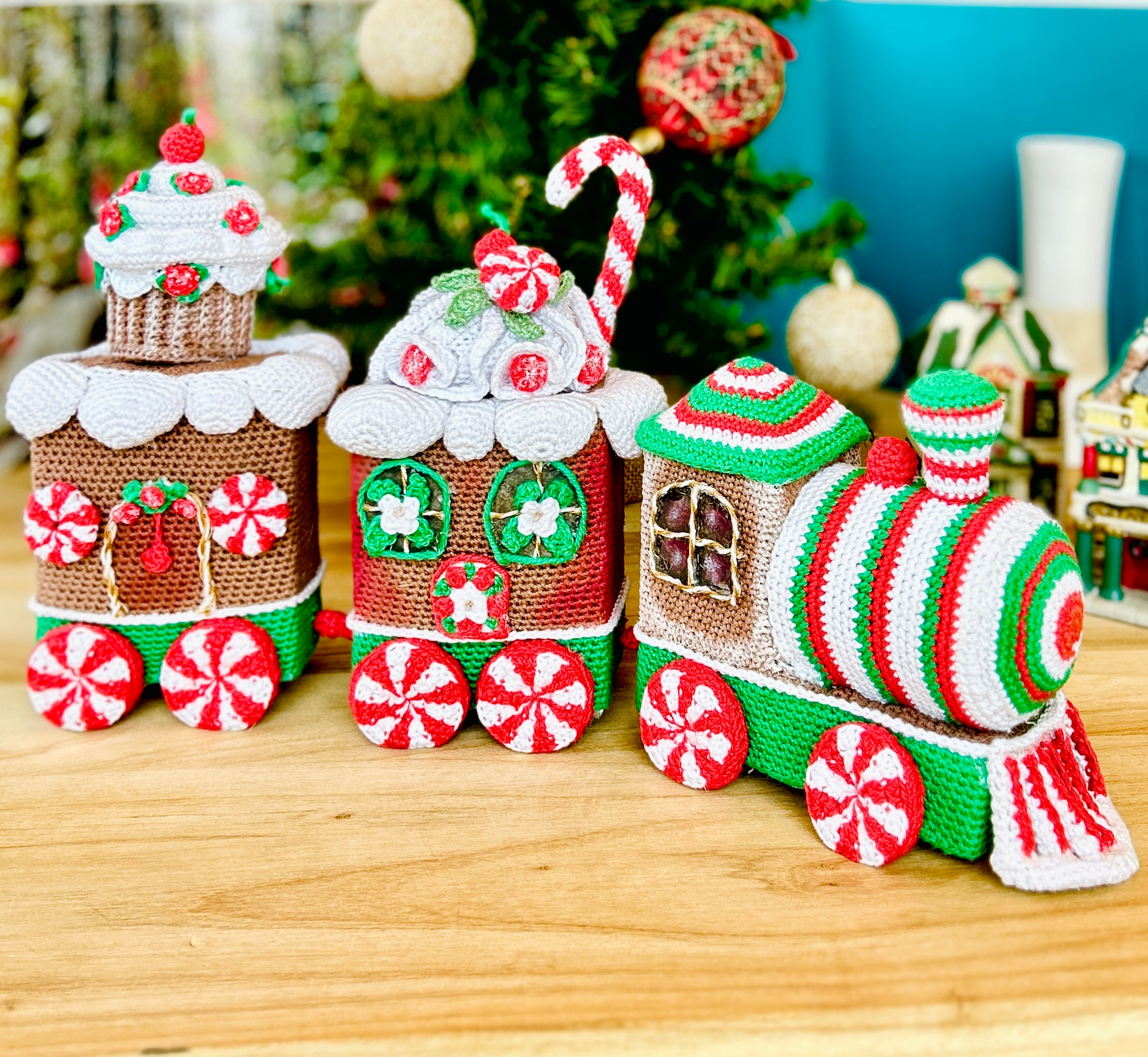 Sweet Christmas Train Crochet Pattern