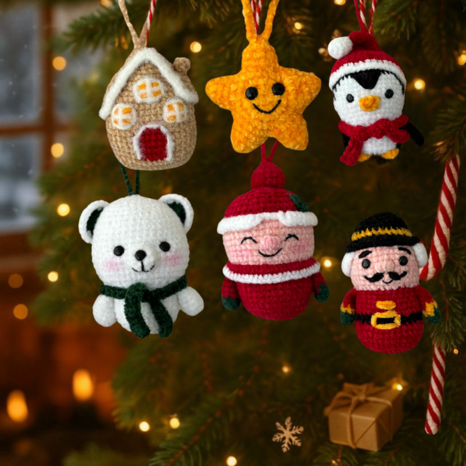 Christmas Ornaments Set Crochet Pattern