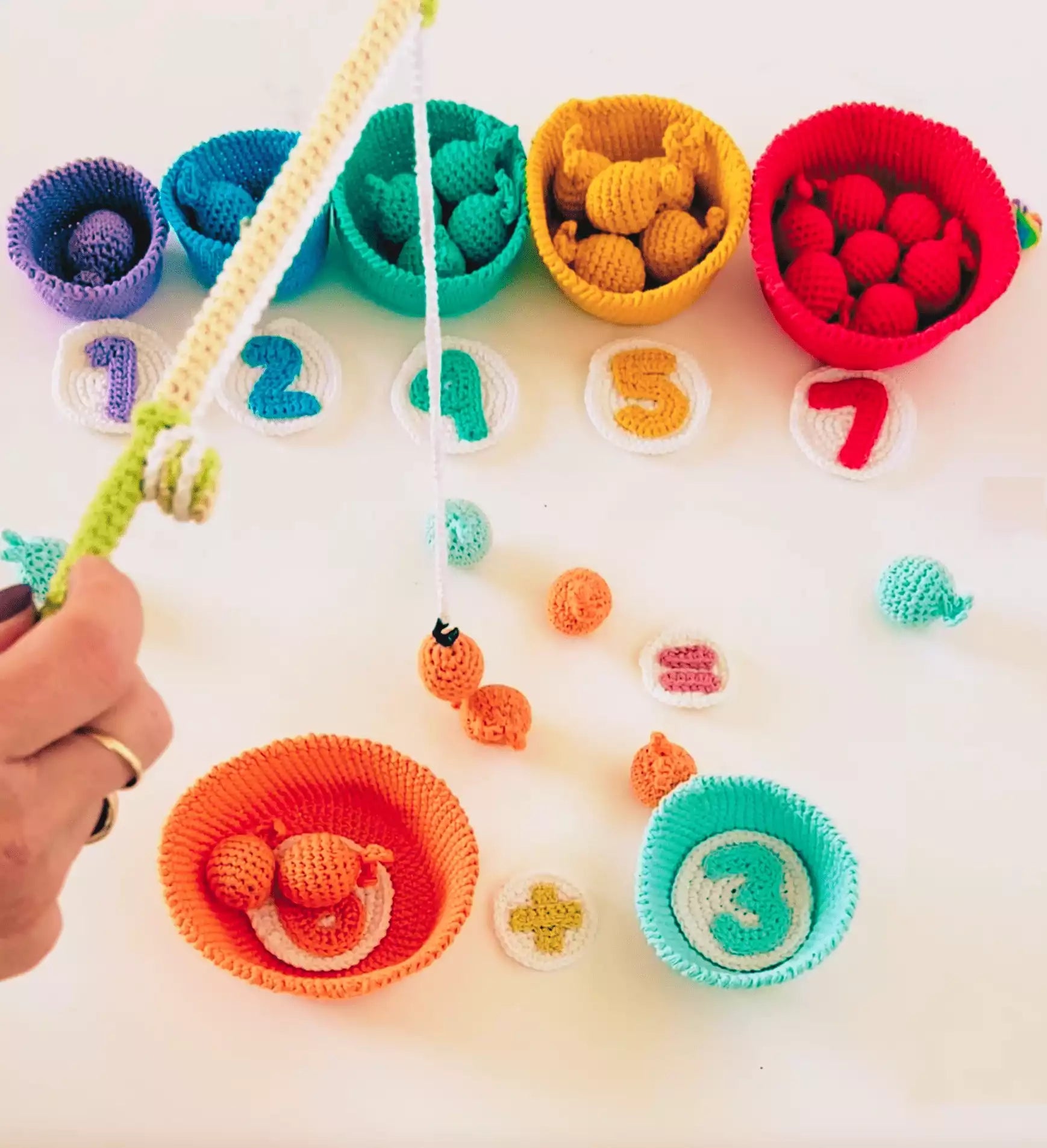 Crochet Counting Fishing Game Pattern