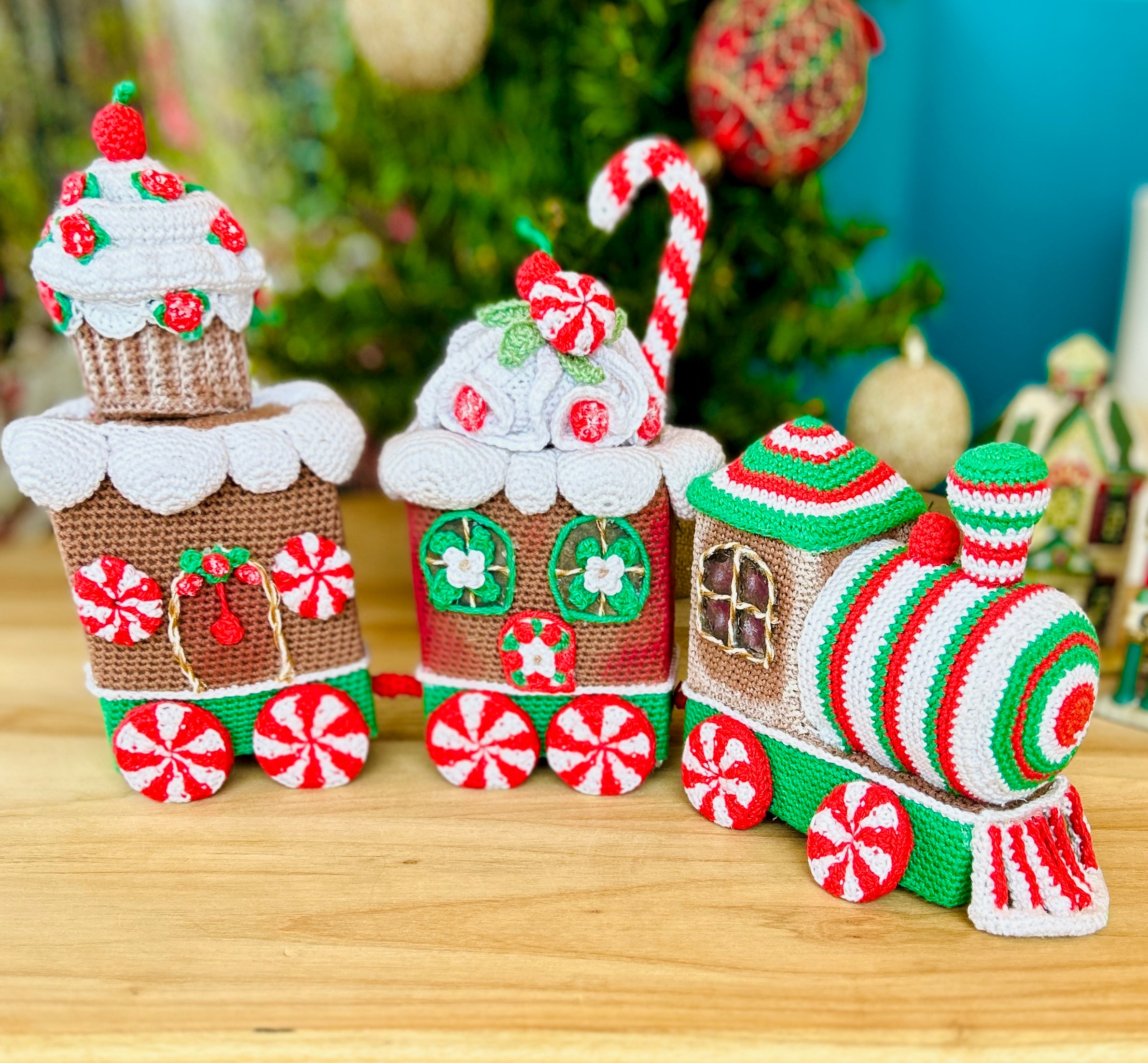 Sweet Christmas Train Crochet Pattern