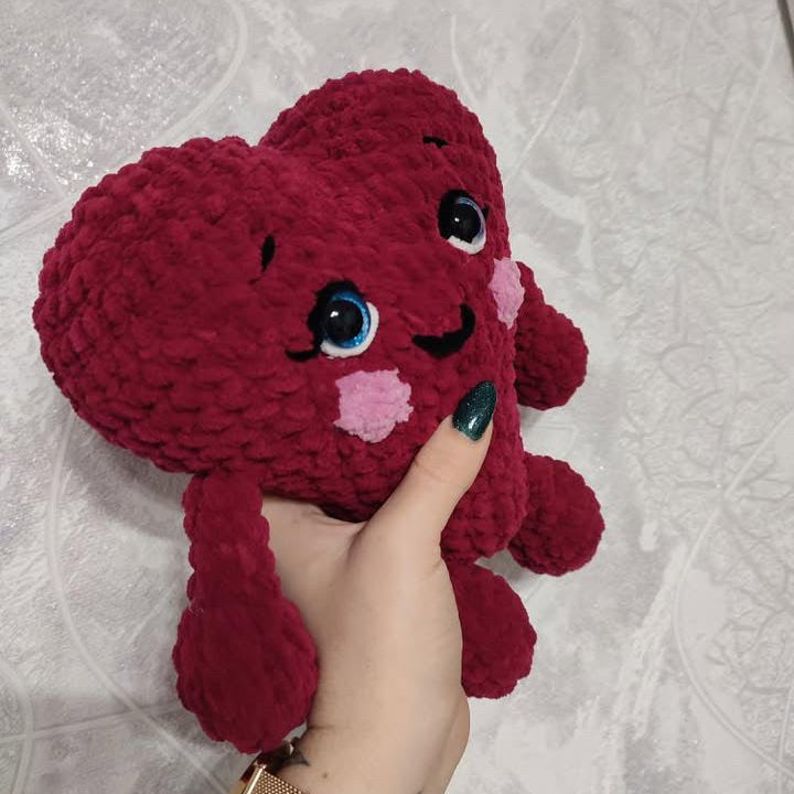 Cute Heart Buddy Amigurumi Crochet Pattern – Valentine’s Day