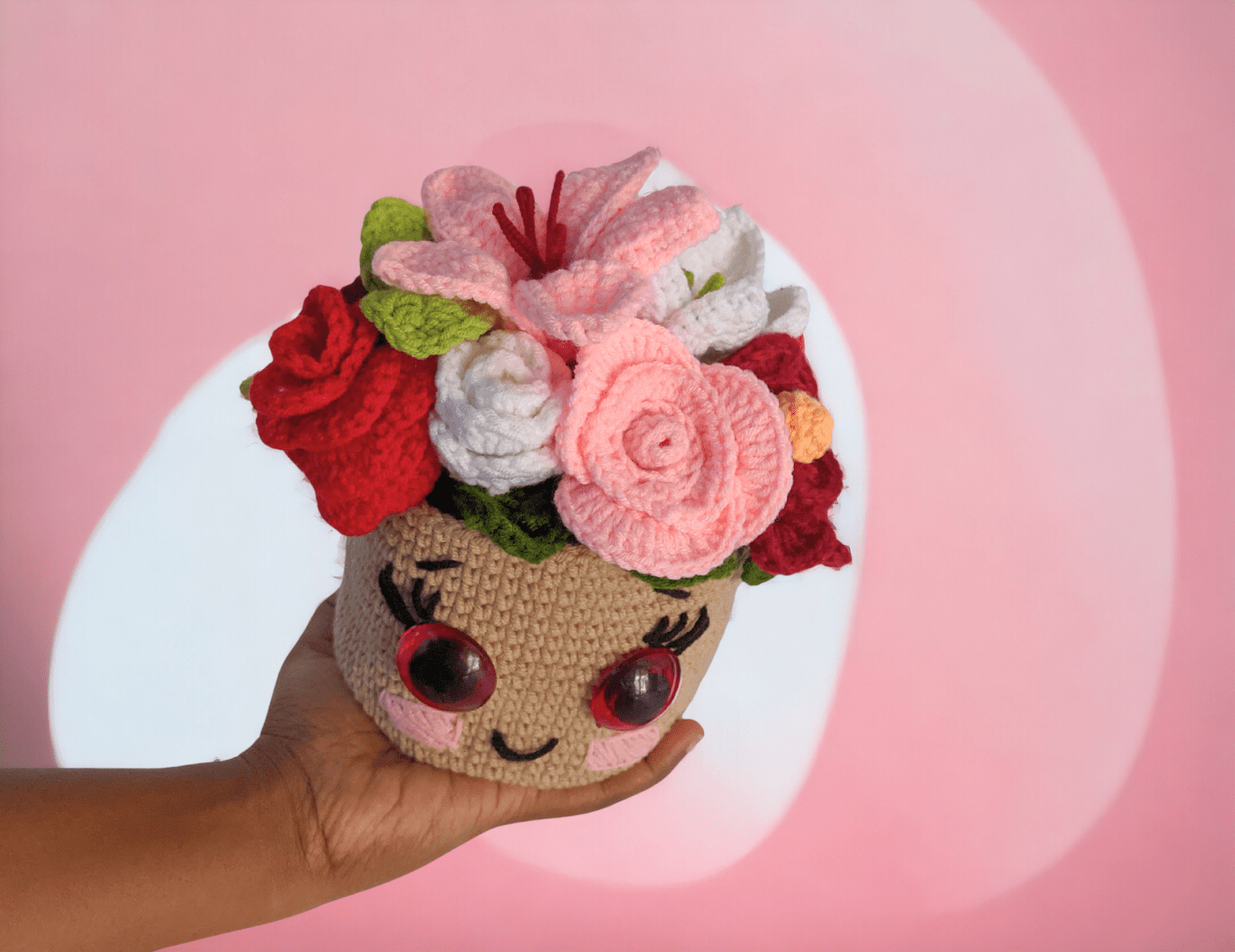 Crochet Flowers Pot Pattern - Blossom Buddy™