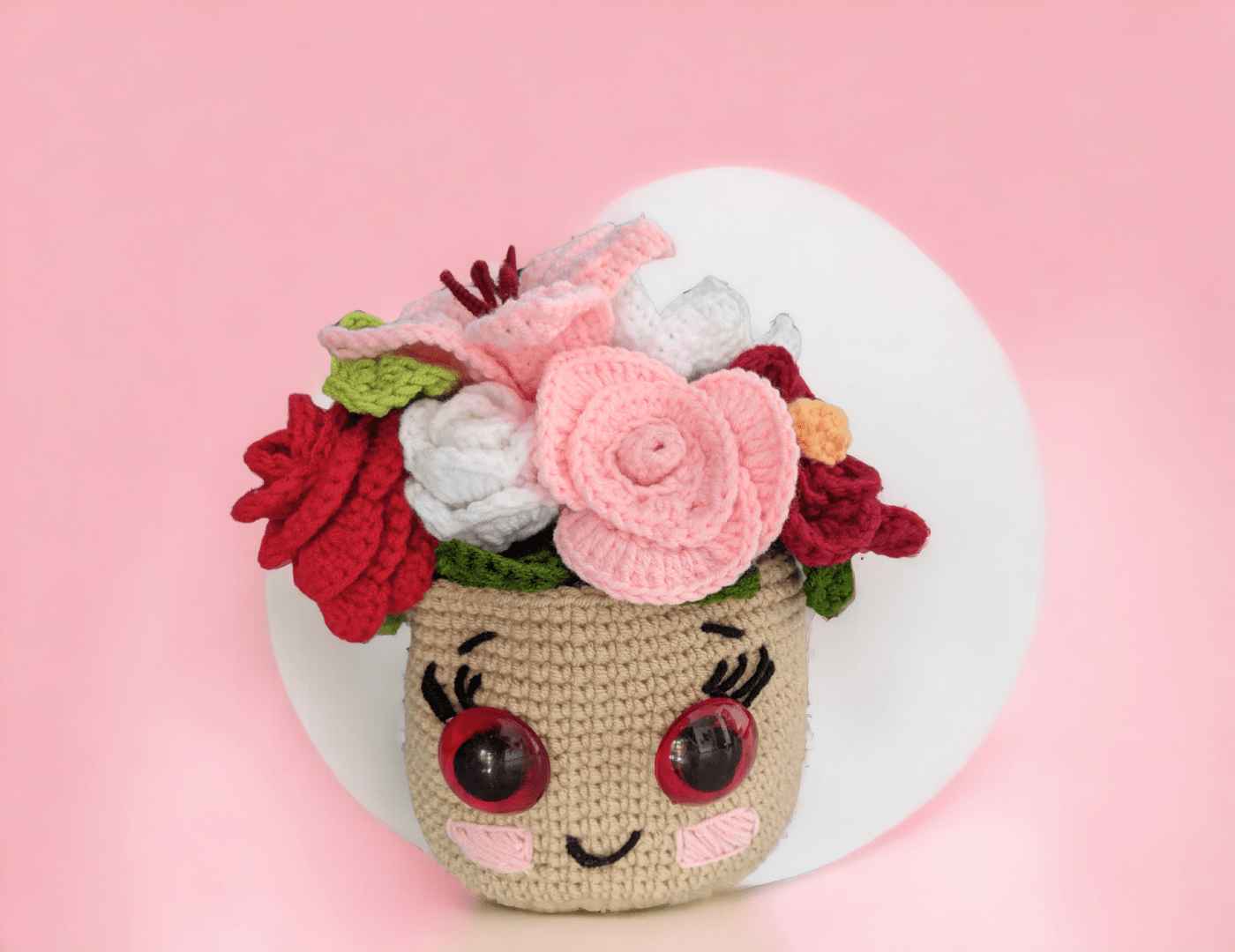 Crochet Flowers Pot Pattern - Blossom Buddy™
