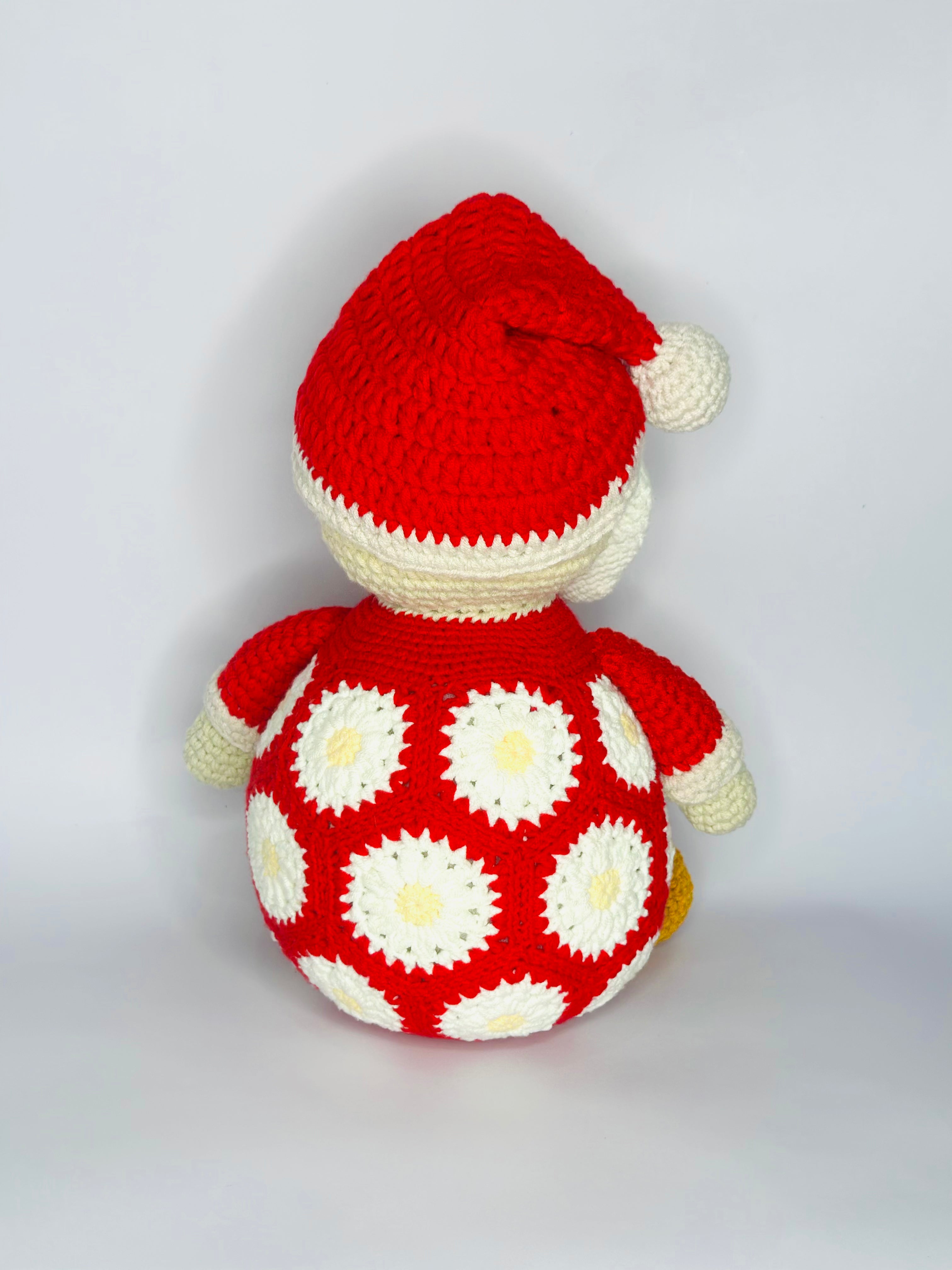 Santa African flowers Crochet Pattern