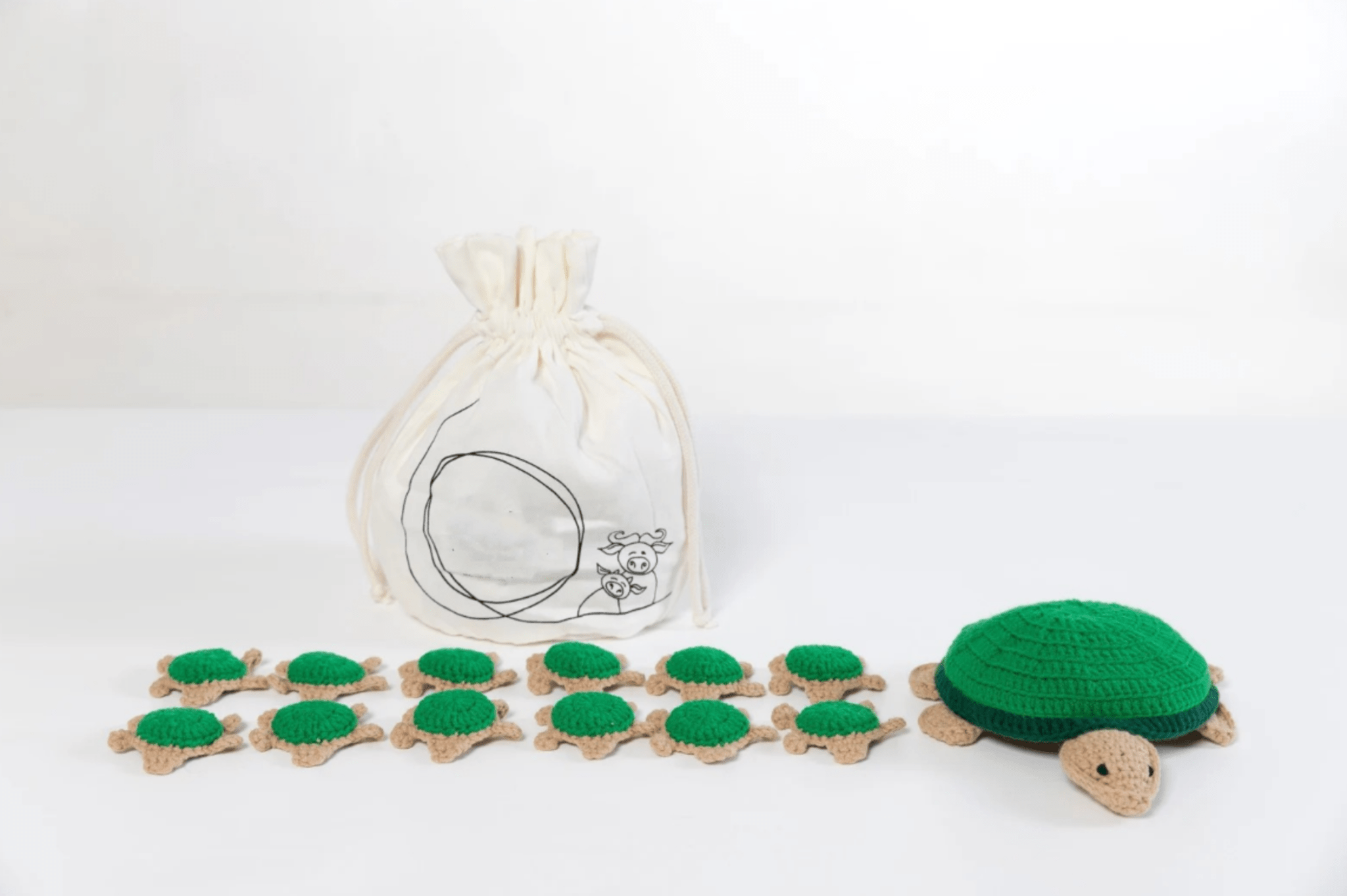 Crochet Turtle Memory Game Amigurumi Pattern – Fun Educational Toy