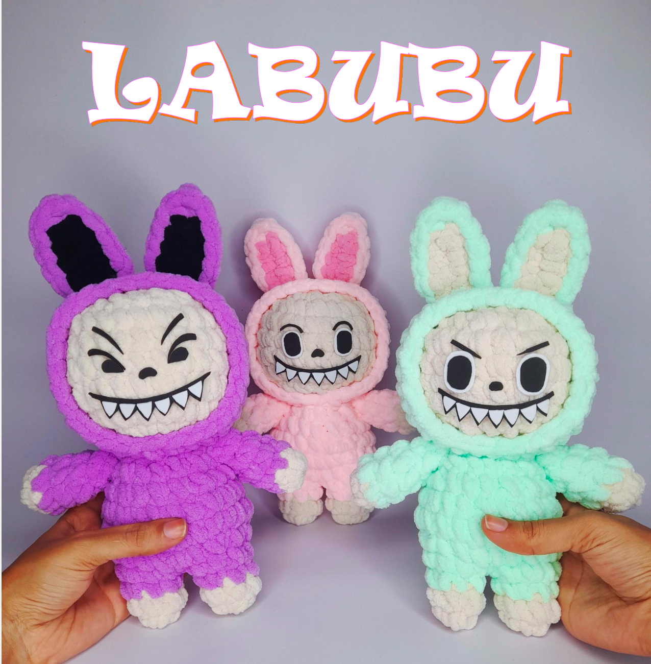 Creepy Cute Labubu Monster Crochet Pattern