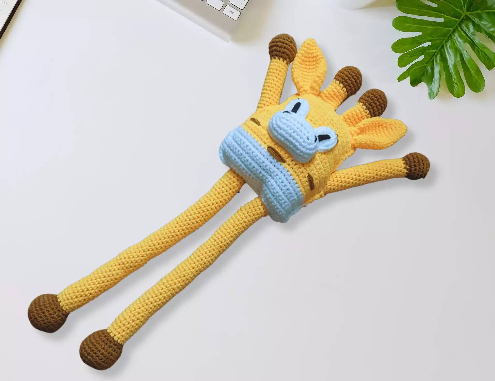 Crochet Stretchable Frog, Bunny & Giraffe Pattern –  Baby Hanging Toys