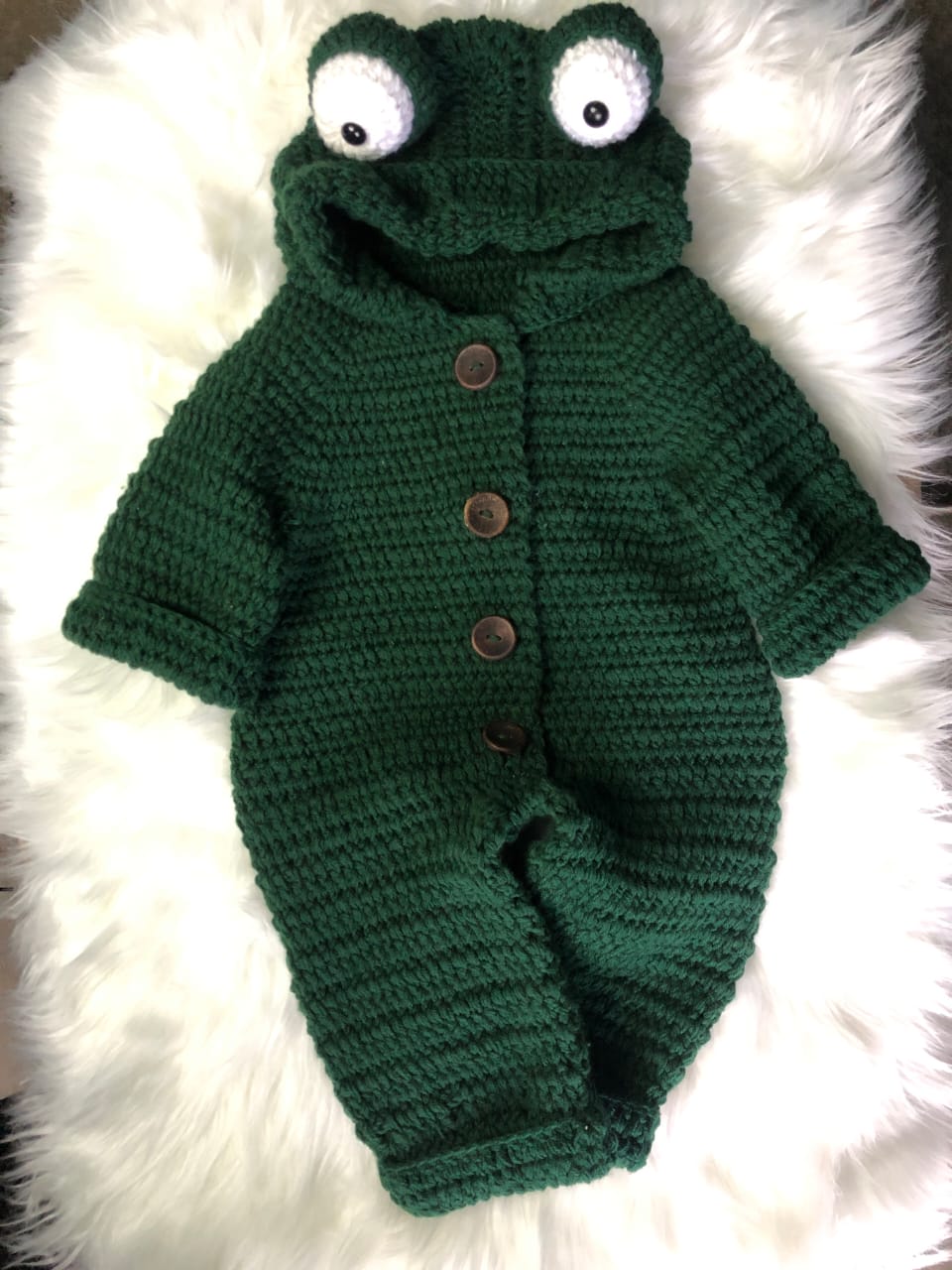 Frog Baby Romper Crochet Pattern – Crochify - Main Image