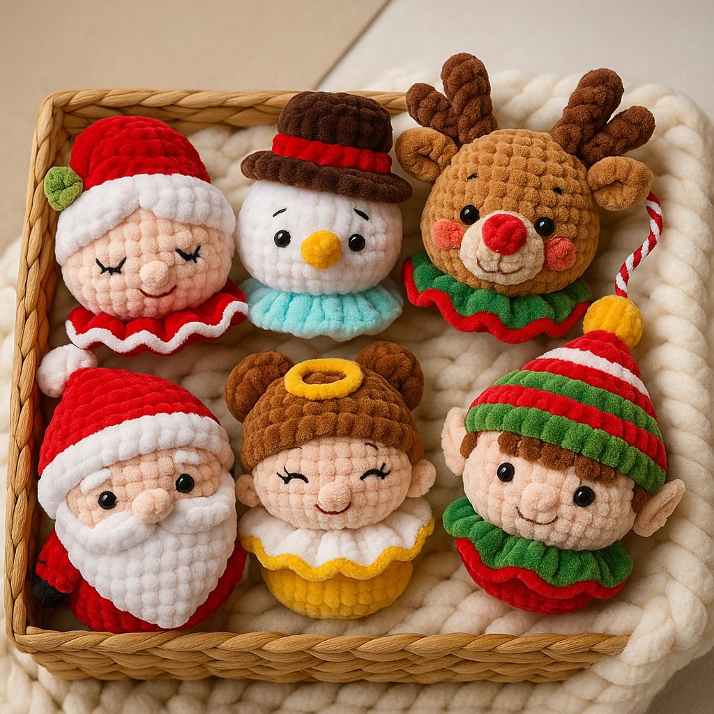 Christmas Ornaments Set Crochet Pattern