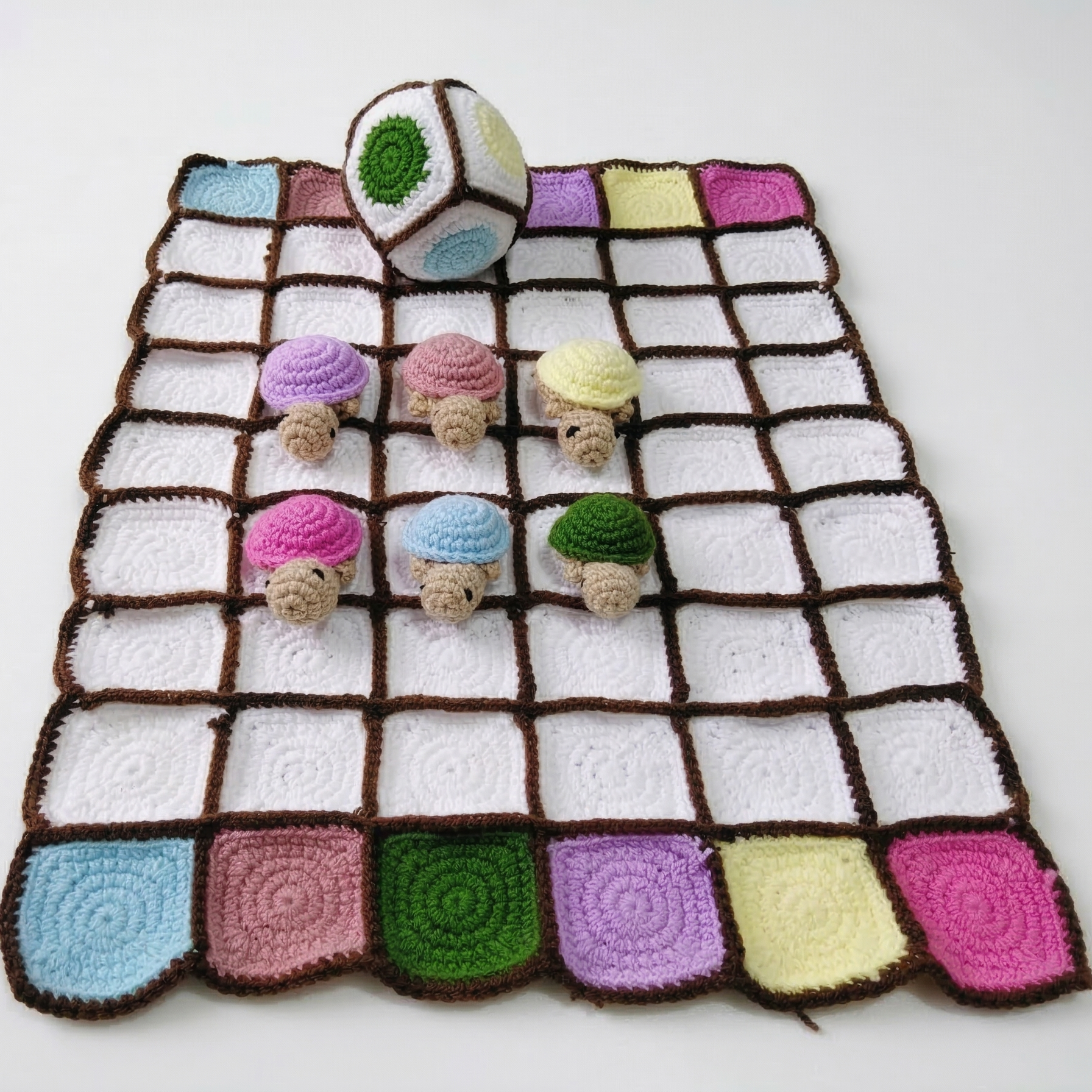 Educational Turtle Board Game Crochet Pattern