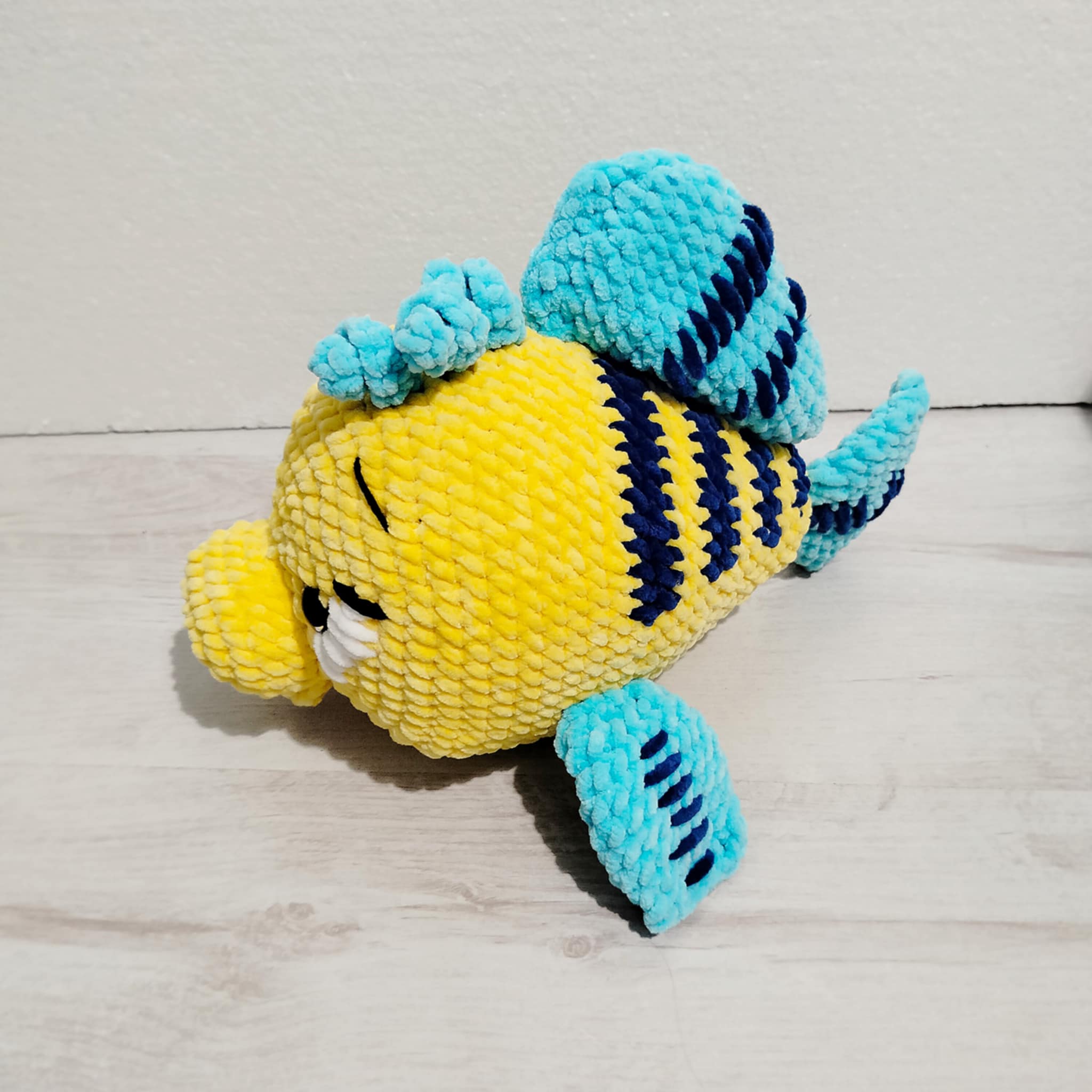 Flounder fish Crochet Pattern