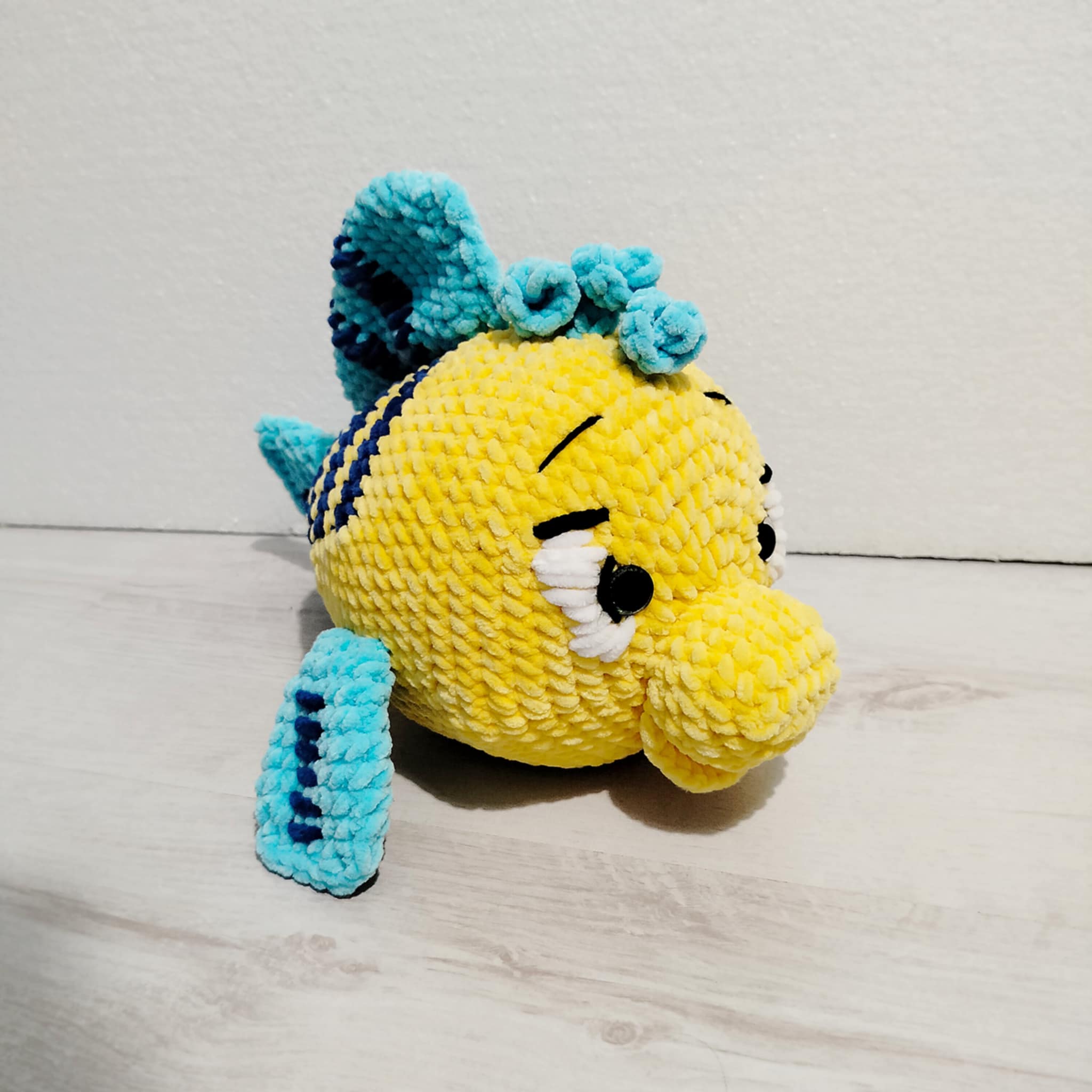 Flounder fish Crochet Pattern