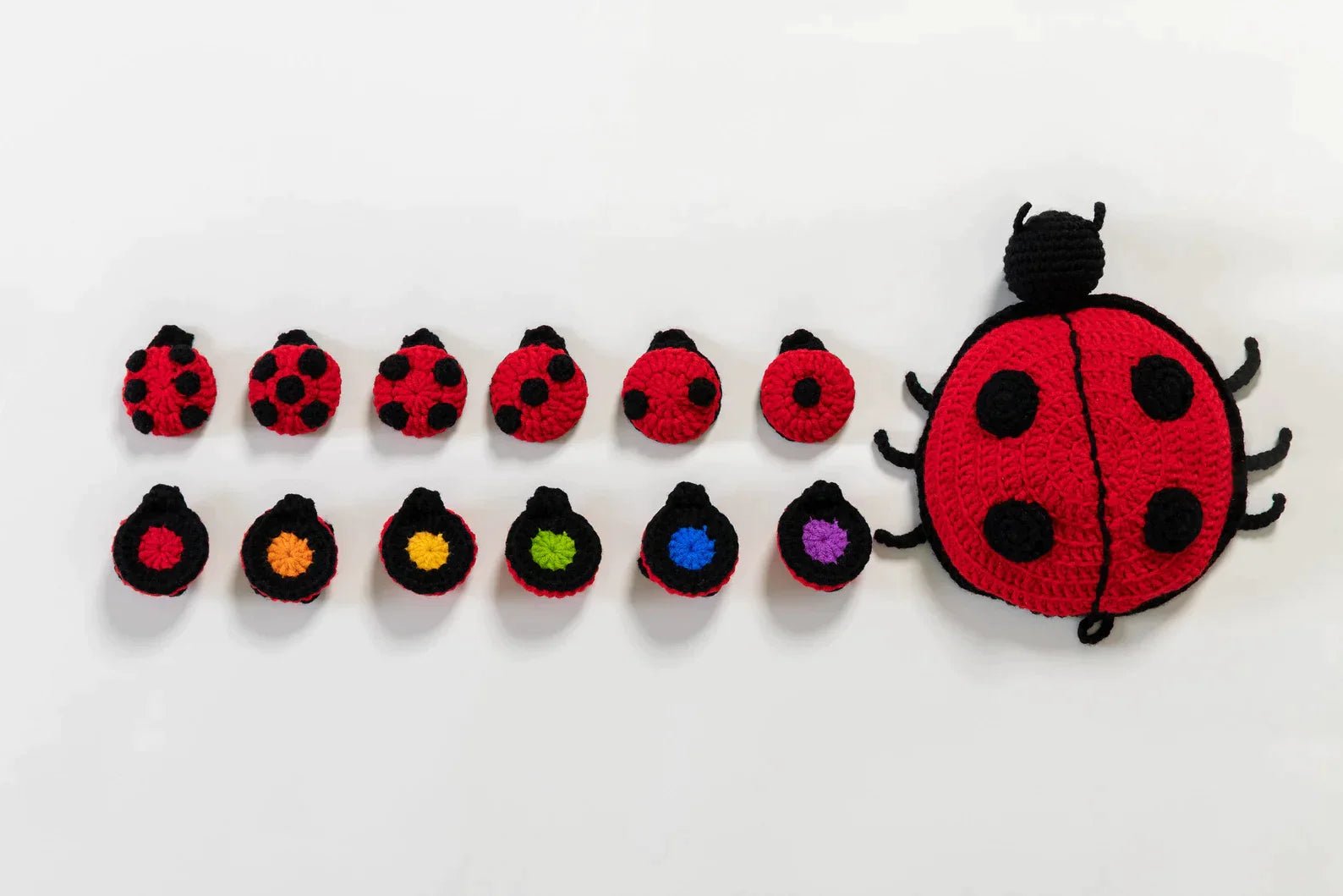 Crochet Ladybug Memory Game Amigurumi Pattern – Montessori-Inspired Fun