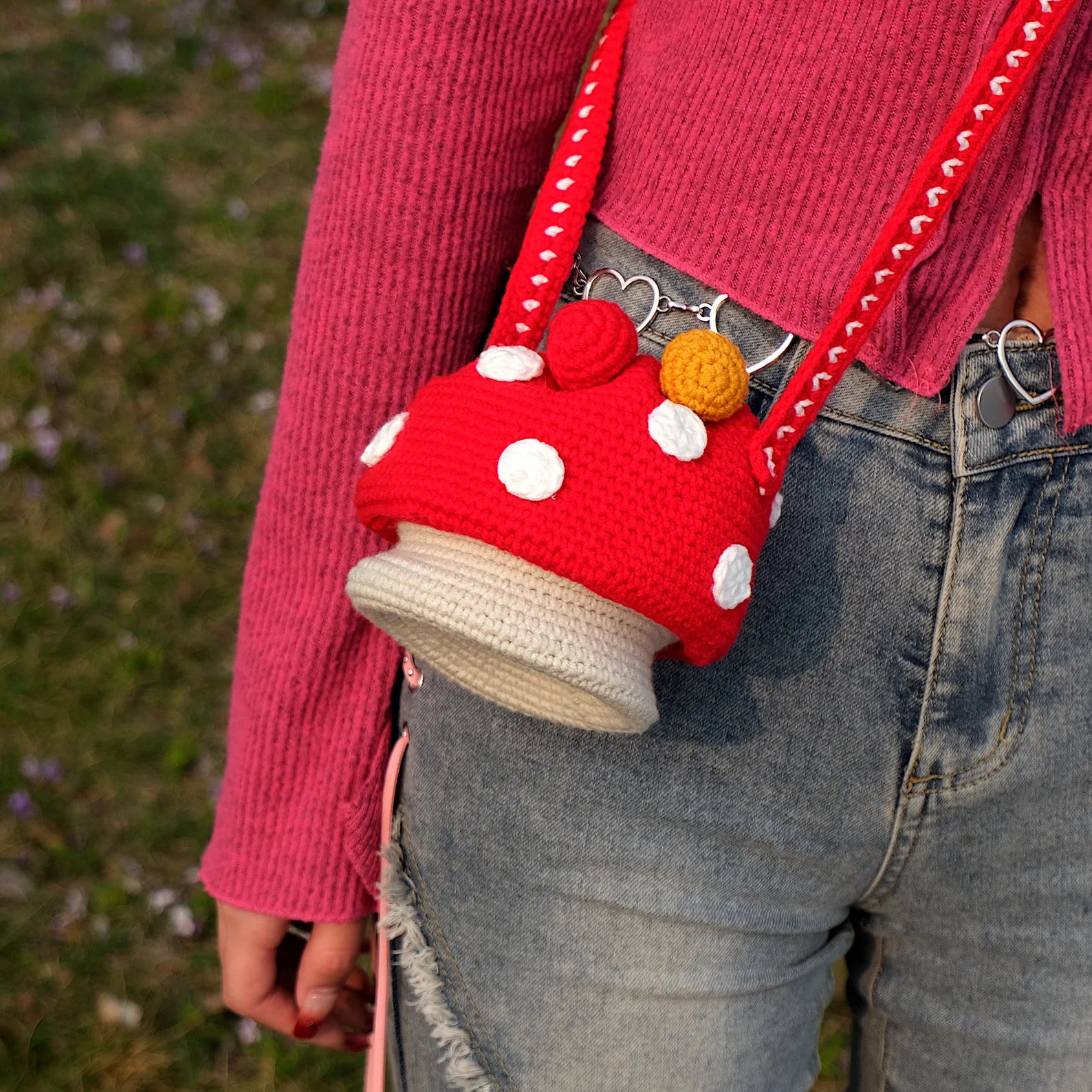 Crochet Mushroom Purse Pattern Unique and Cute DIY Accessory